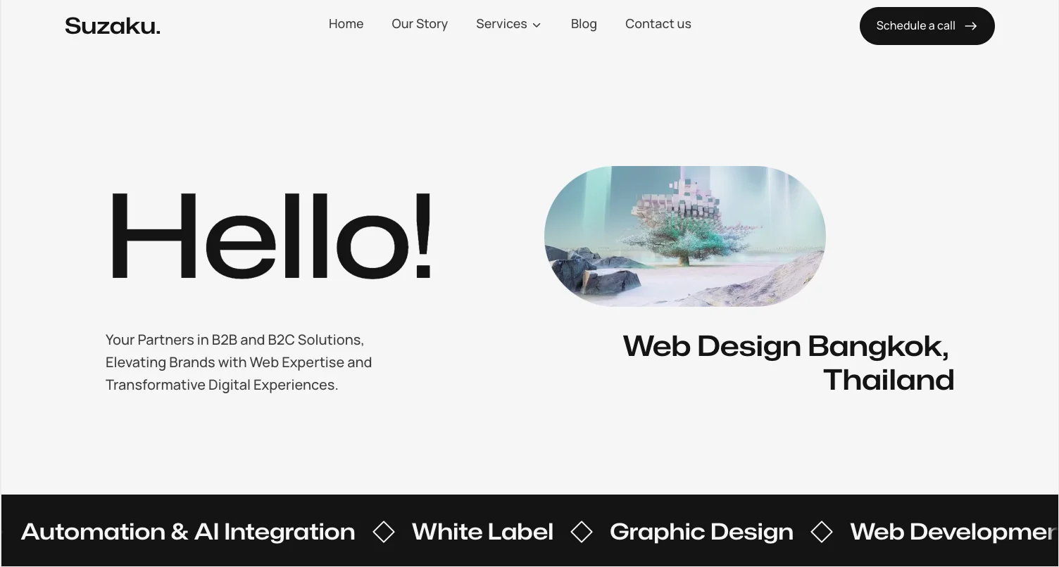 Suzaku Productions, boutique creative agency in Bangkok